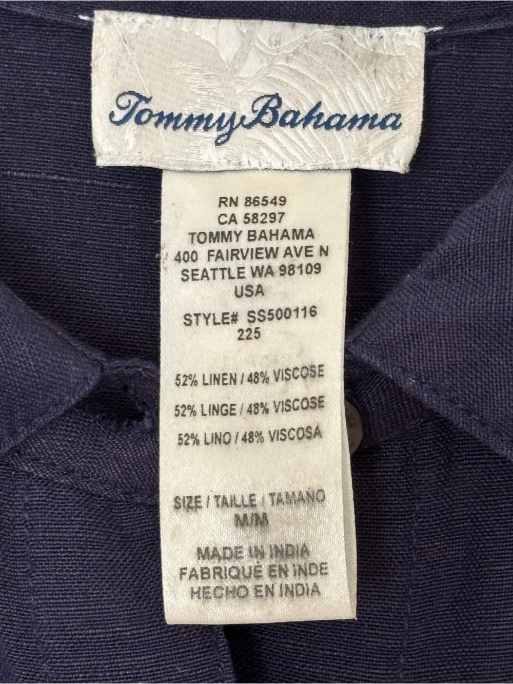 Tommy Bahama St. Lucia Boyfriend-Style Button-Down - Picture 8 of 13